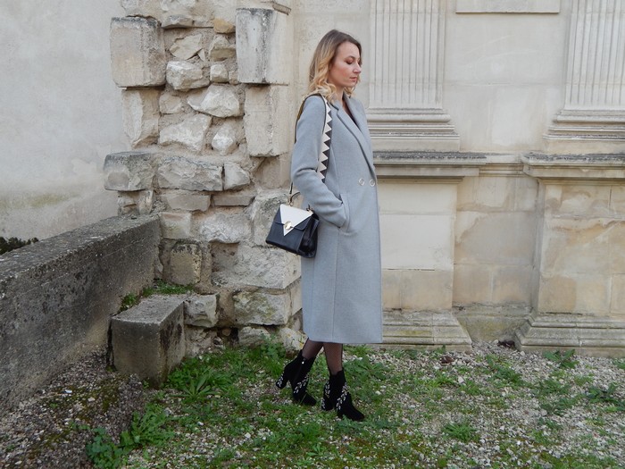 look casual chic manteau long