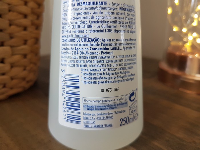 test et avis shampooing et eau micellaire labell bio