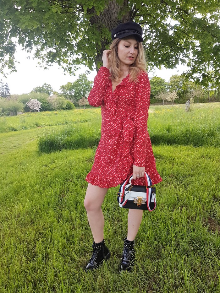 j'ai enfin trouvé ma robe rouge à pois parfaite!